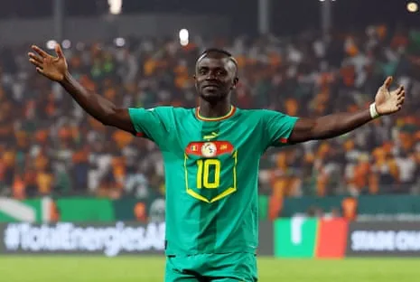 Sadio Mané feiert ein Tor