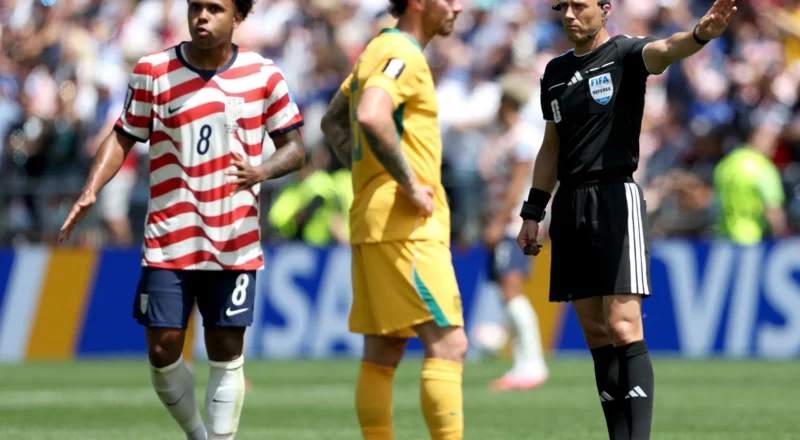 Socceroos aggrieved by referee’s ‘stinker’ in World Cup defeat to USA