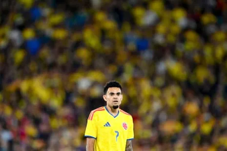 Kolumbiens Stürmer Luis Díaz.