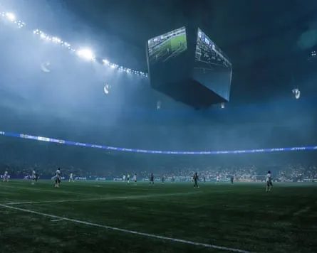 Eine Spielfeldansicht während eines Spiels zwischen Vancouver Whitecaps und FC Dallas.
