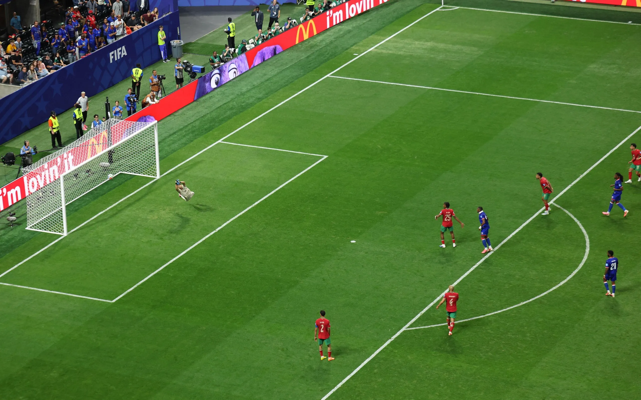 Wilson Isidor scores a brilliant second goal for Haiti!
