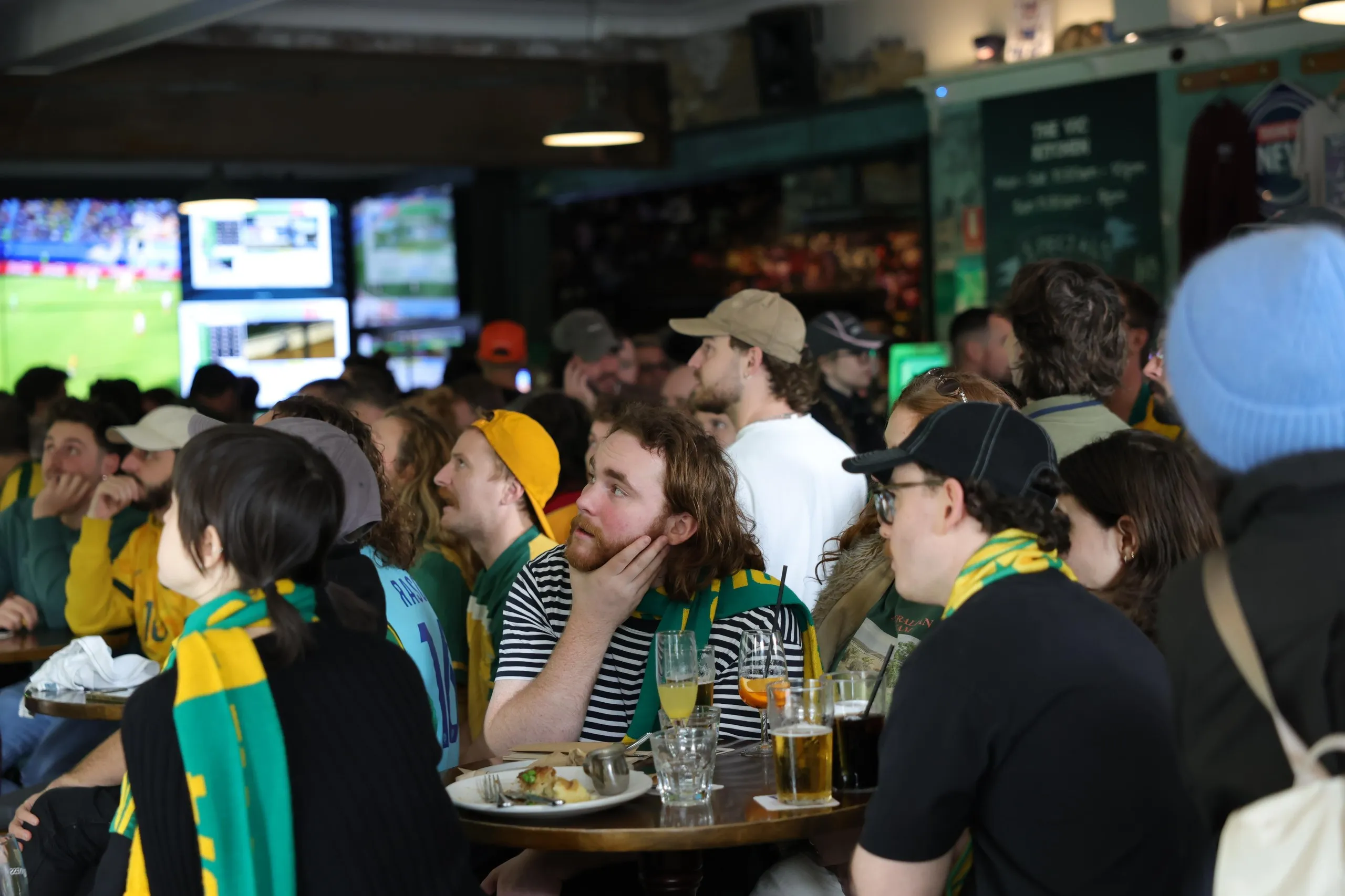 Fans gather in Sydney.