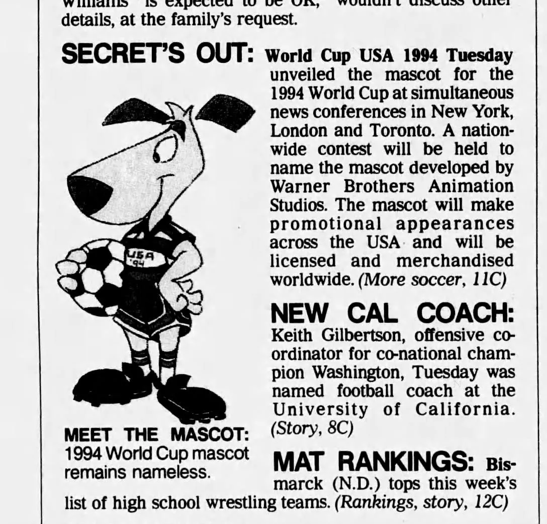 The campaign to name the mascot