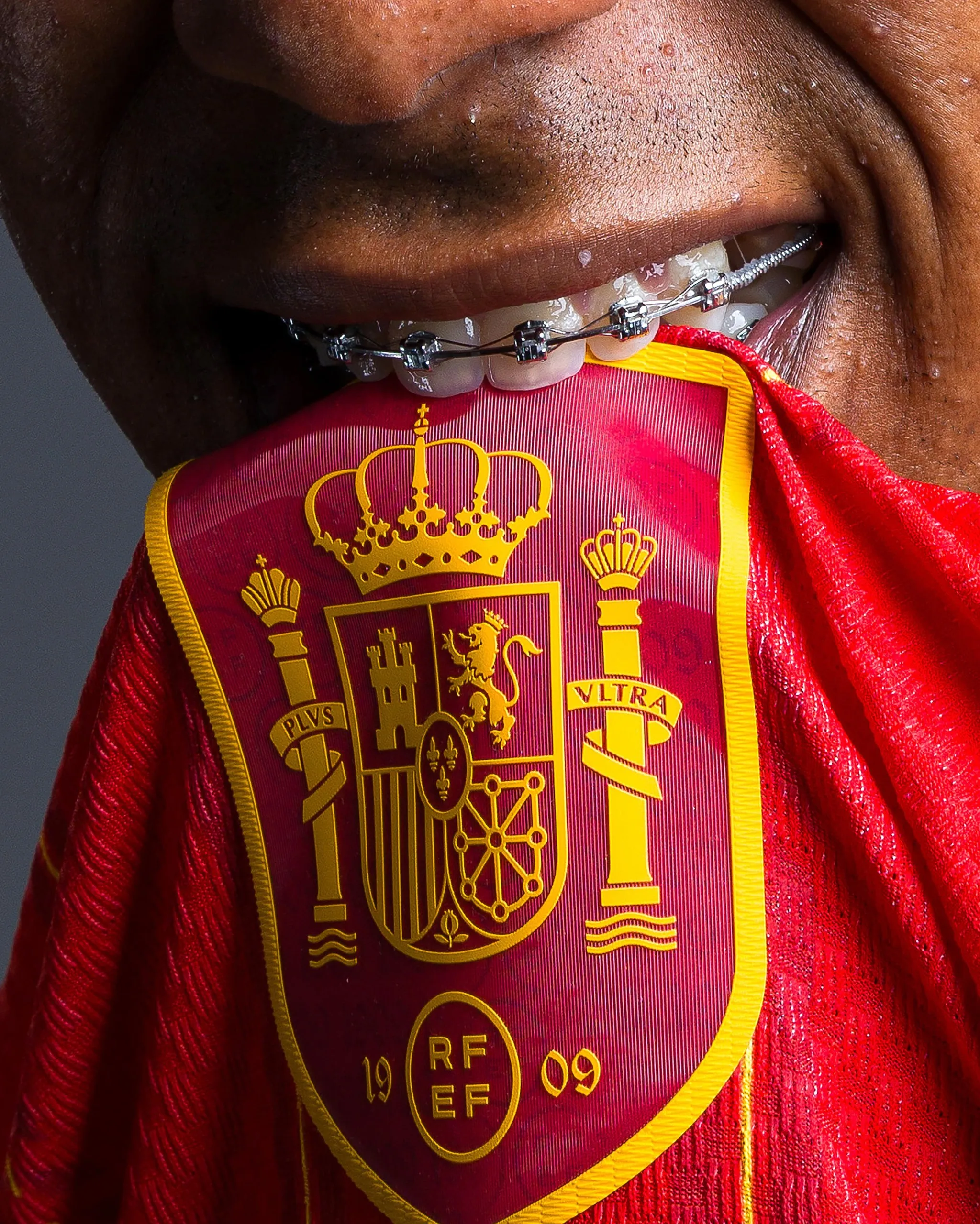 Lamine Yamal of Spain poses for a portrait during an official session for Fifa prior to the tournament.
