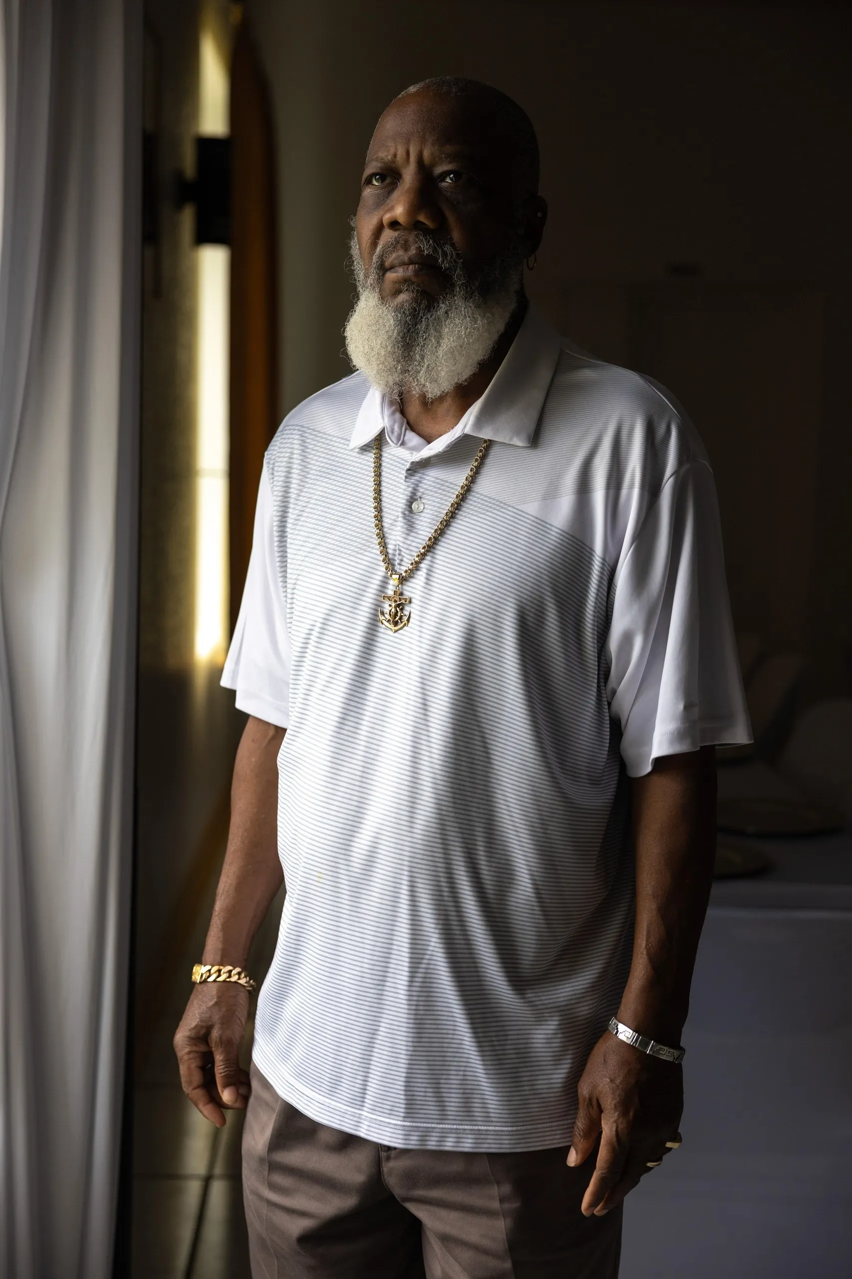 Hilton Kelley poses for a portrait.
