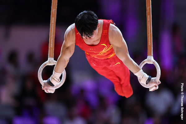 Lan Xingyu wins still rings title at World Championships