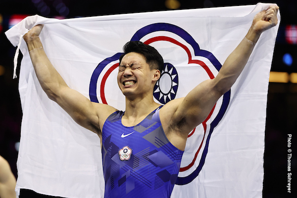 Tang Chia-hung claims gold in horizontal bar at World Championships
